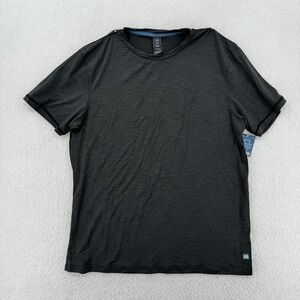 Amble T Shirt Men's Medium Black Active Athletic Pickleball Logo Stretch NWT